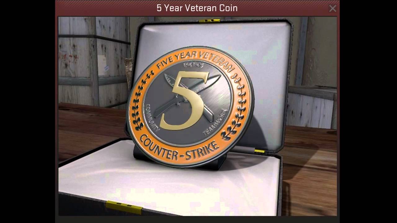 How do I get my 5 Year Veteran Coin? (CS:GO) :: Counter-Strike 2 กระดานสนทนาทั่วไป