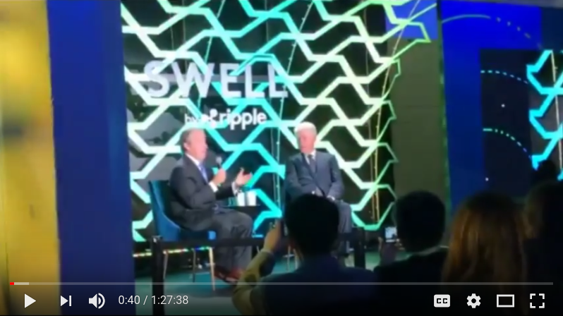 Bill Clinton Tapped as Keynote Speaker at Ripple's Swell Conference | Live Bitcoin News