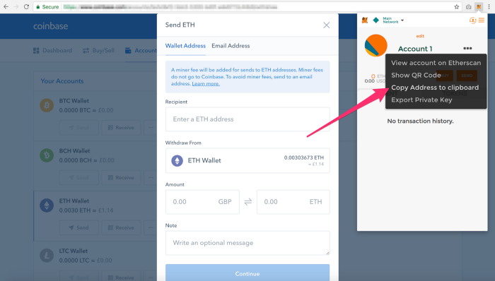 How to Transfer NFT from Coinbase Wallet to Metamask? - Coinapult