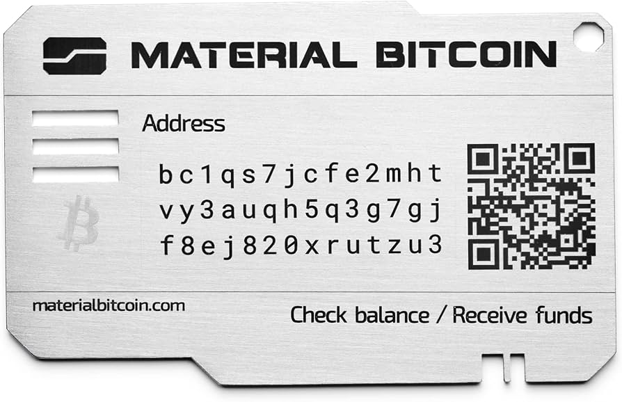 MATERIAL BITCOIN Standard | The only Ready to use Bitcoin Wallet | Phy