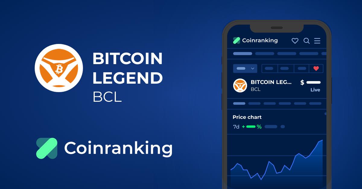 Bitcoin Legend Price | BCL Price index, Live chart & Market cap | OKX