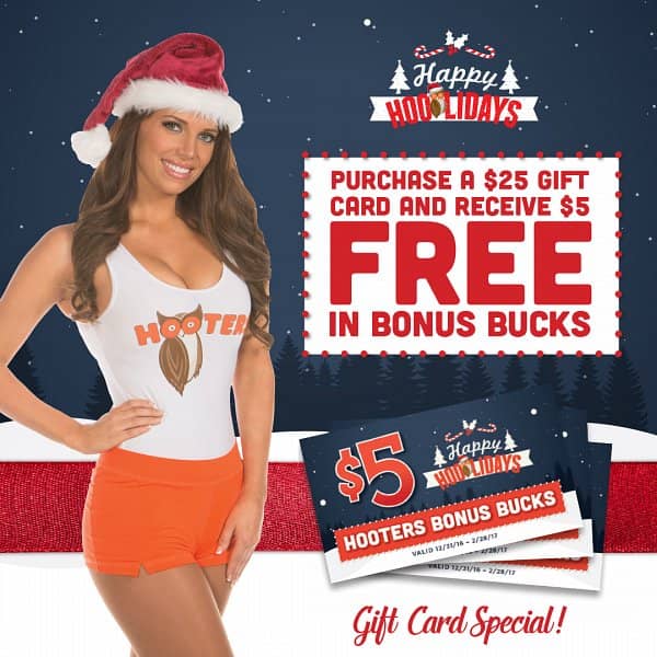 Rockville Nights: HOOTERS OF ROCKVILLE GIFT CARDS