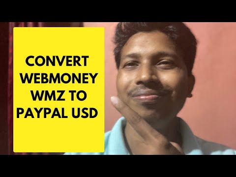 Exchange WMZ Webmoney to USD PayPal