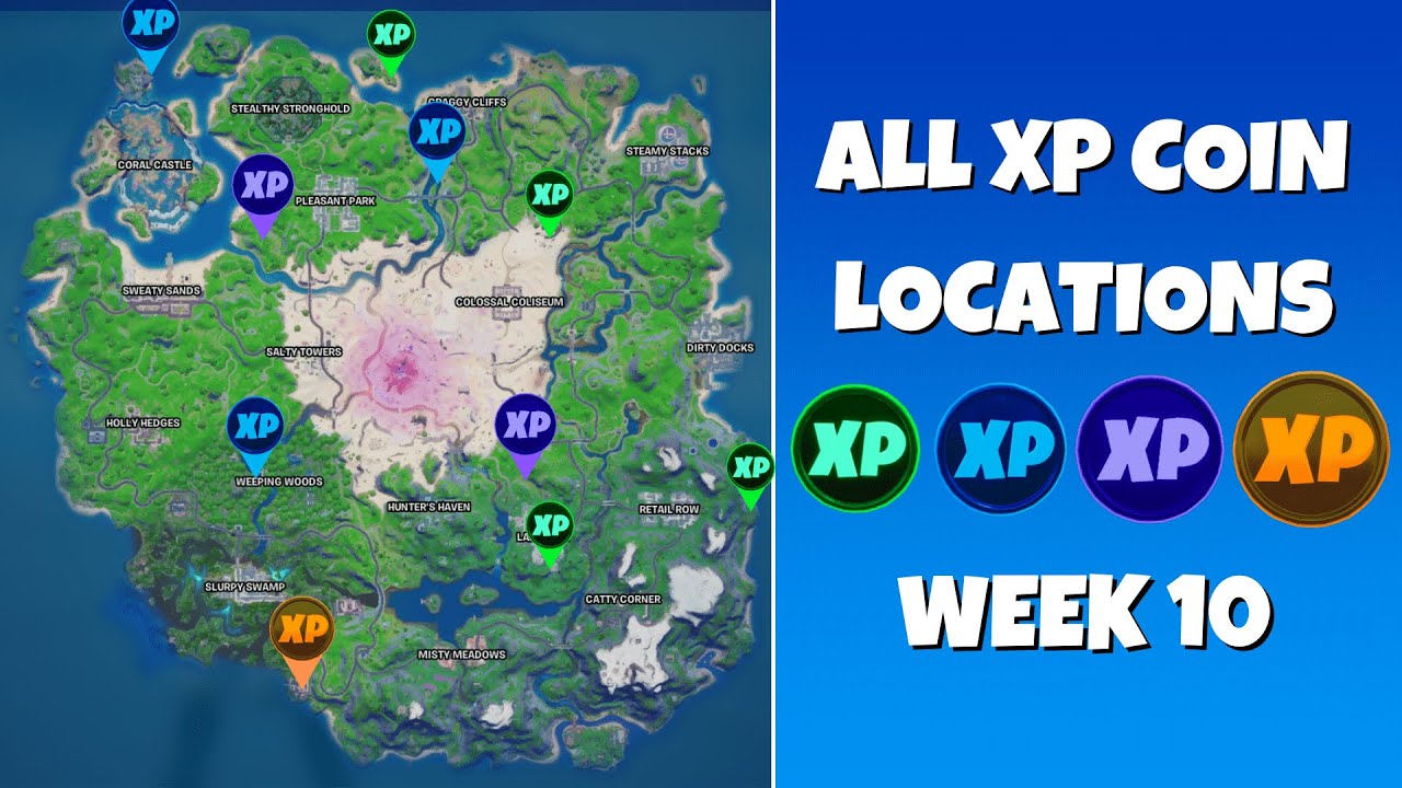 All XP Coin locations in Fortnite Chapter 2 Season 3 - Gamepur