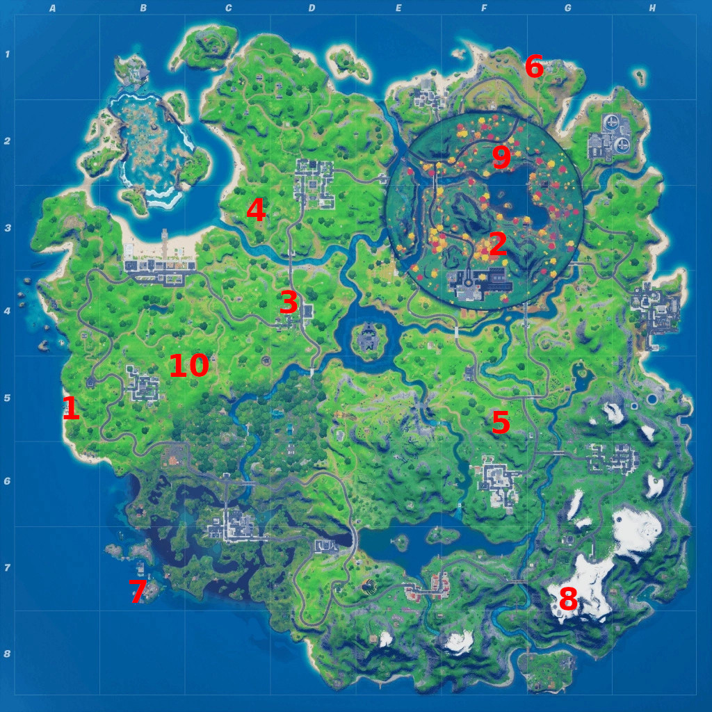 All Fortnite Season 3 Week 6 XP Coin Locations